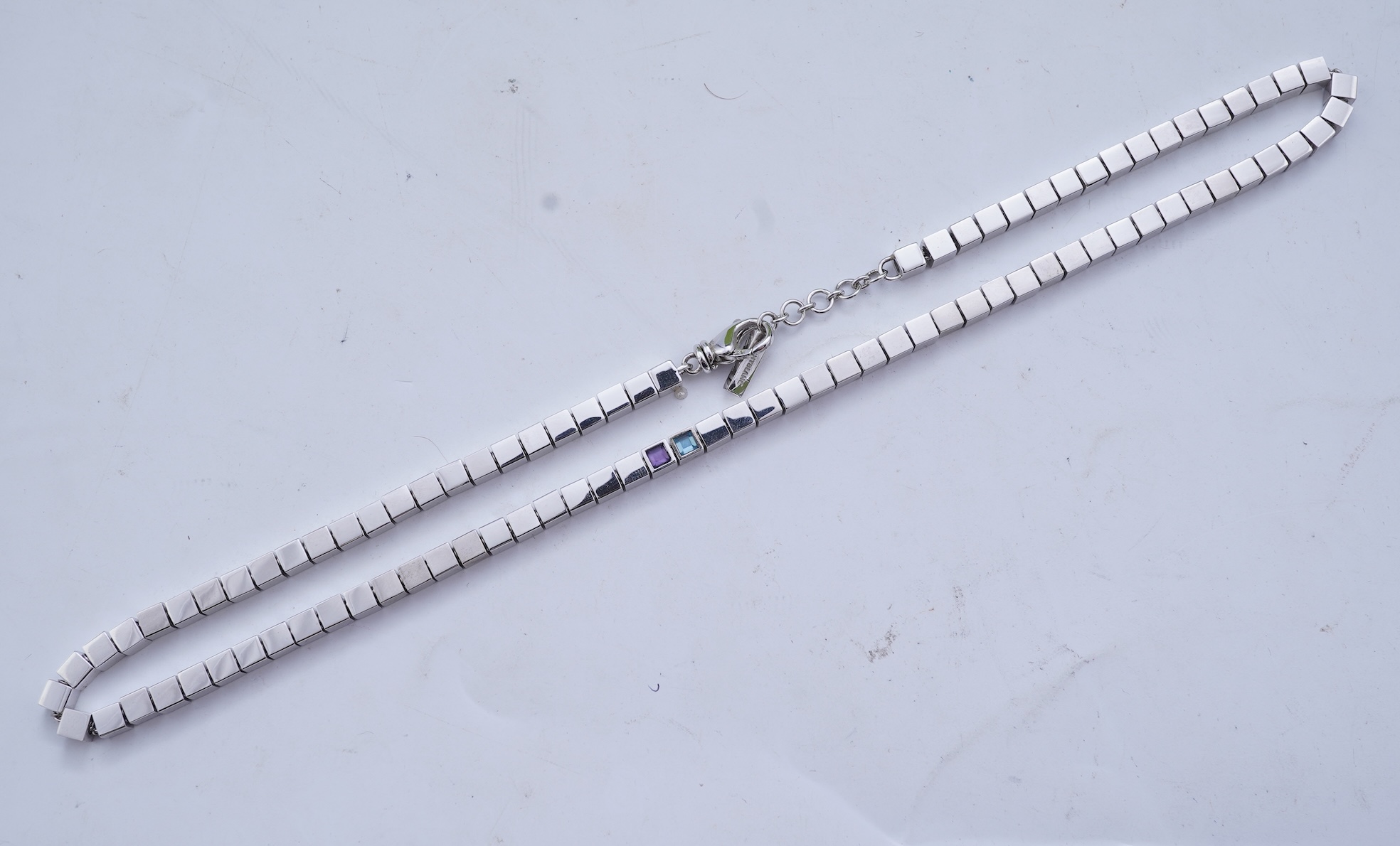 Montblanc, a silver necklace